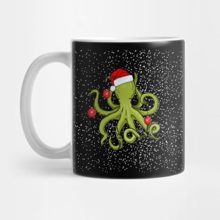 Christmas Kraken (Sparkly Snow) Mug